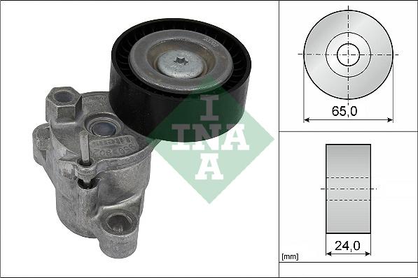 INA 534 0729 10 - Tendicinghia, Cinghia Poly-V www.autoricambit.com