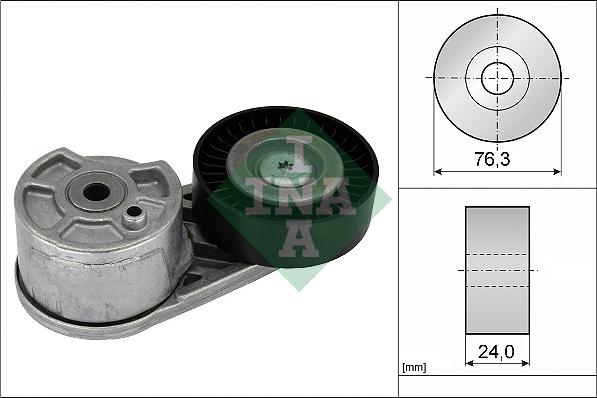 INA 534 0725 10 - Tendicinghia, Cinghia Poly-V www.autoricambit.com