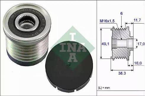 NTY ESA-MS-000 - Puleggia cinghia, Alternatore www.autoricambit.com