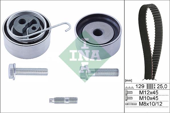 INA 530 0491 10 - Kit cinghie dentate www.autoricambit.com