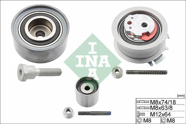 INA 530 0463 09 - Kit di rulli, Cinghia dentata www.autoricambit.com