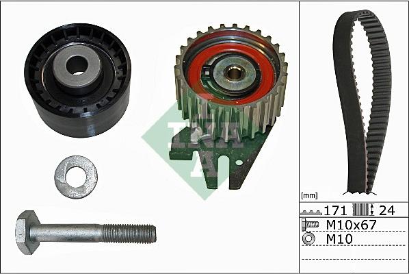 INA 530 0606 10 - Kit cinghie dentate www.autoricambit.com