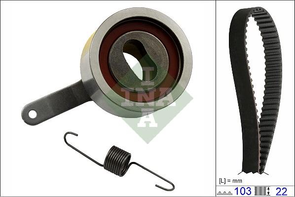 INA 530 0600 10 - Kit cinghie dentate www.autoricambit.com