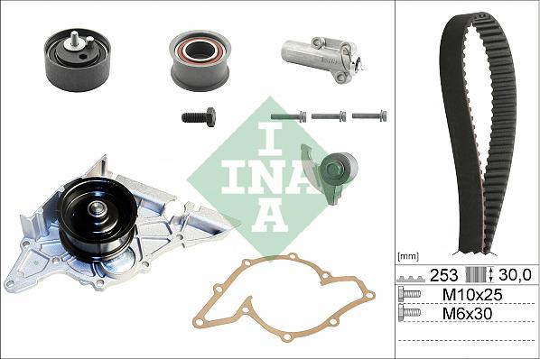 INA 530 0179 33 - Pompa acqua + Kit cinghie dentate www.autoricambit.com