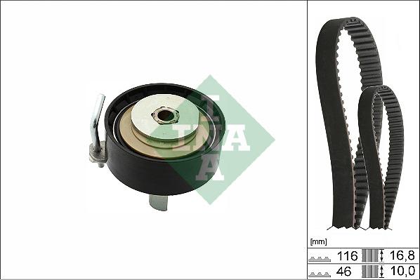 INA 530 0841 10 - Kit cinghie dentate www.autoricambit.com