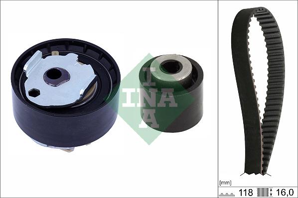 INA 530 0852 10 - Kit cinghie dentate www.autoricambit.com