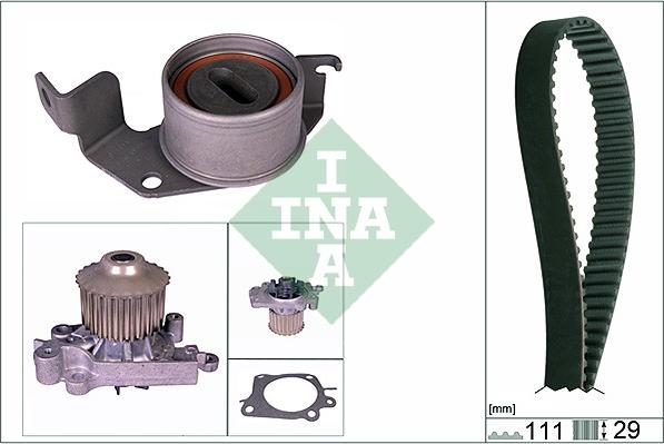 INA 530 0302 30 - Pompa acqua + Kit cinghie dentate www.autoricambit.com