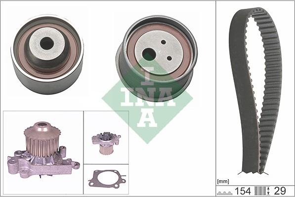 INA 530 0307 30 - Pompa acqua + Kit cinghie dentate www.autoricambit.com