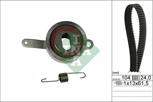 INA 530 0314 10 - Kit cinghie dentate www.autoricambit.com