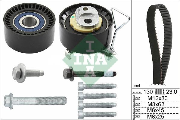 INA 530 0746 10 - Kit cinghie dentate www.autoricambit.com