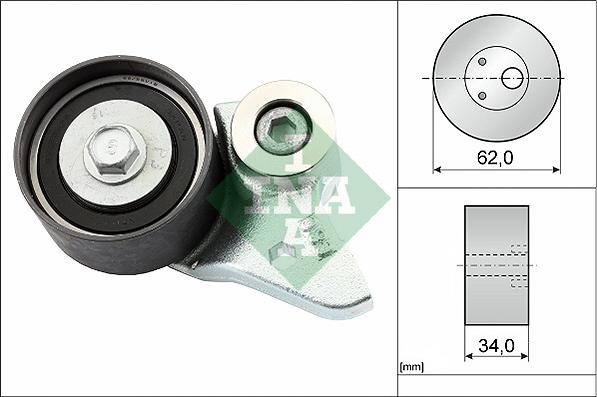 INA 531 0502 20 - Rullo tenditore, Cinghia dentata www.autoricambit.com