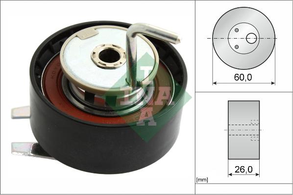 INA 531 0578 10 - Rullo tenditore, Cinghia dentata www.autoricambit.com