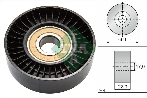 INA 531 0677 30 - Galoppino/Guidacinghia, Cinghia Poly-V www.autoricambit.com