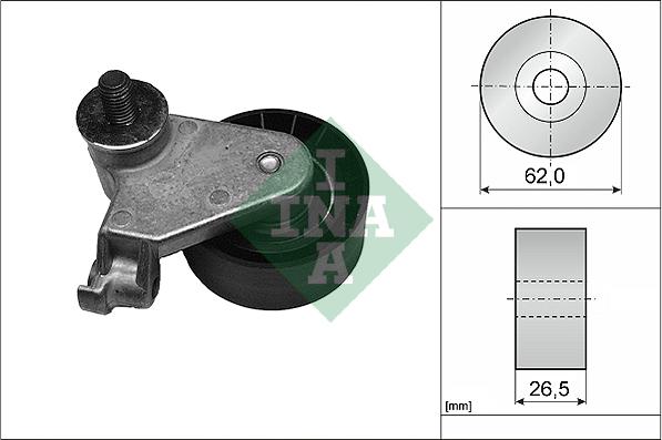 INA 531 0171 10 - Rullo tenditore, Cinghia dentata www.autoricambit.com