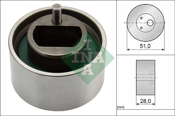 INA 531 0855 10 - Rullo tenditore, Cinghia dentata www.autoricambit.com