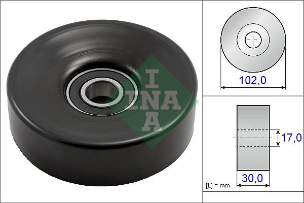 INA 531 0831 10 - Galoppino/Guidacinghia, Cinghia Poly-V www.autoricambit.com