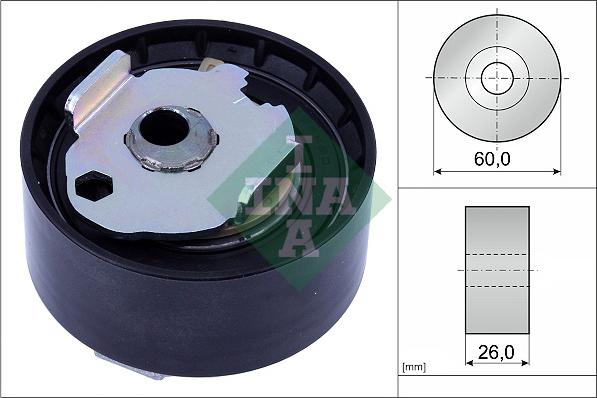 INA 531 1024 10 - Rullo tenditore, Cinghia dentata www.autoricambit.com