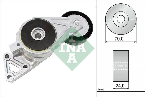 INA 533 0076 30 - Tendicinghia, Cinghia Poly-V www.autoricambit.com