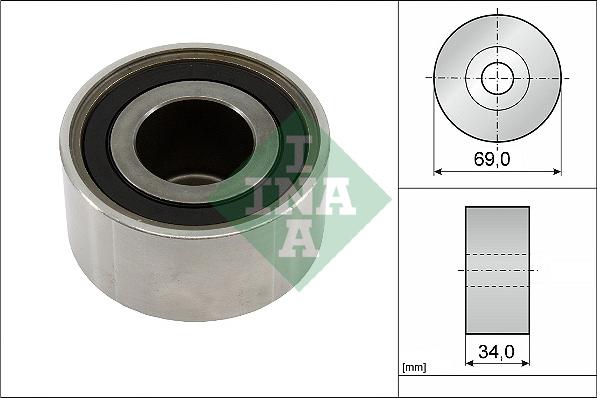 INA 532 0461 10 - Galoppino/Guidacinghia, Cinghia dentata www.autoricambit.com