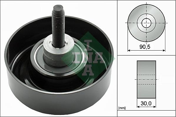 INA 532 0405 30 - Galoppino/Guidacinghia, Cinghia Poly-V www.autoricambit.com