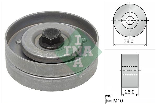 INA 532 0402 30 - Galoppino/Guidacinghia, Cinghia Poly-V www.autoricambit.com