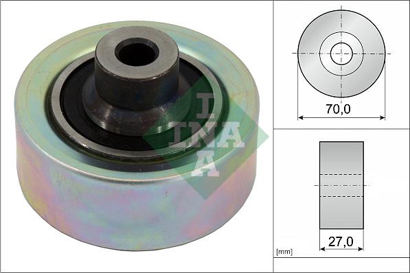 INA 532 0474 10 - Galoppino/Guidacinghia, Cinghia Poly-V www.autoricambit.com