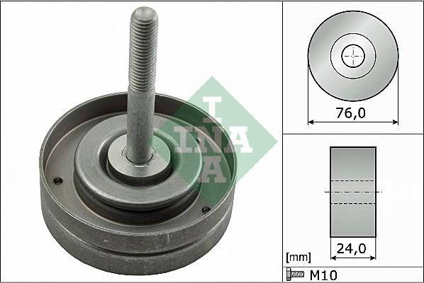 INA 532 0500 10 - Galoppino/Guidacinghia, Cinghia Poly-V www.autoricambit.com