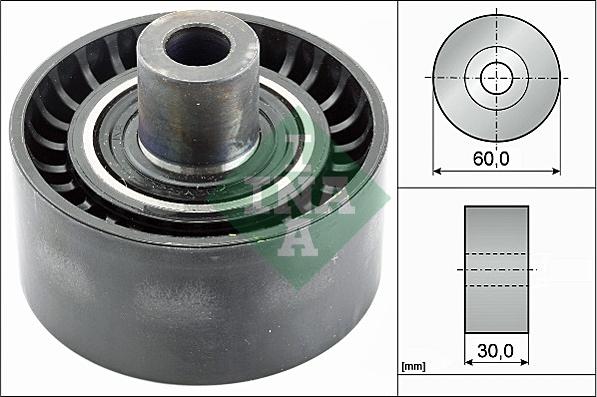 INA 532 0538 10 - Galoppino/Guidacinghia, Cinghia Poly-V www.autoricambit.com