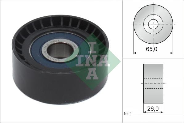 INA 532 0666 10 - Galoppino/Guidacinghia, Cinghia Poly-V www.autoricambit.com