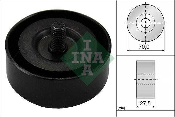 INA 532 0606 10 - Galoppino/Guidacinghia, Cinghia Poly-V www.autoricambit.com