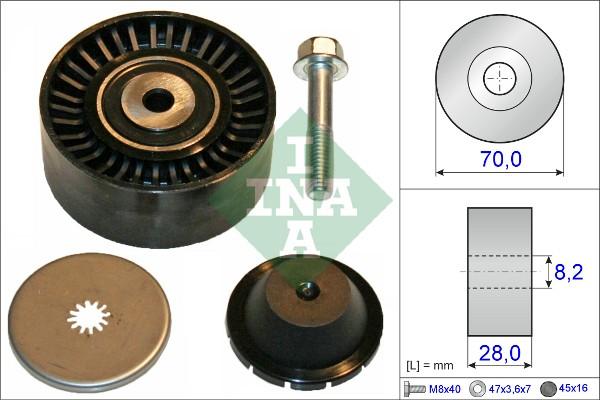 INA 532 0600 10 - Galoppino/Guidacinghia, Cinghia Poly-V www.autoricambit.com