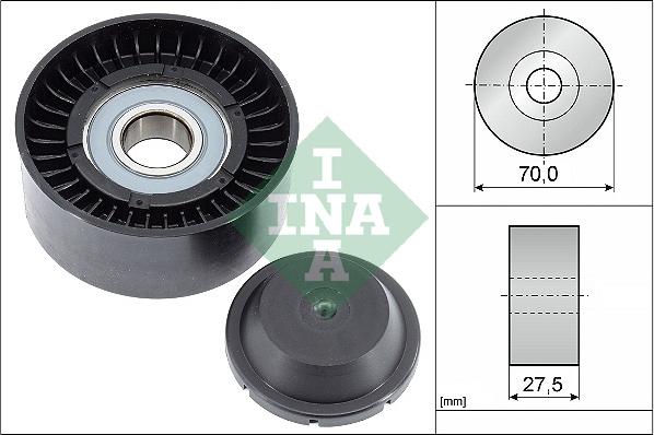 INA 532 0610 10 - Galoppino/Guidacinghia, Cinghia Poly-V www.autoricambit.com