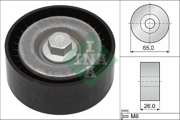 INA 532 0621 10 - Galoppino/Guidacinghia, Cinghia Poly-V www.autoricambit.com