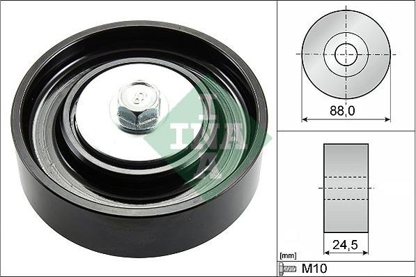 INA 532 0835 10 - Galoppino/Guidacinghia, Cinghia Poly-V www.autoricambit.com