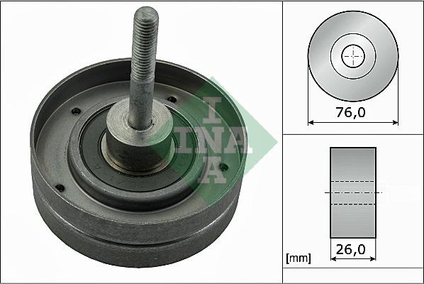 INA 532 0351 30 - Galoppino/Guidacinghia, Cinghia Poly-V www.autoricambit.com