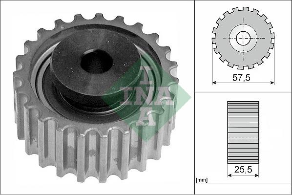 INA 532 0387 20 - Galoppino/Guidacinghia, Cinghia dentata www.autoricambit.com