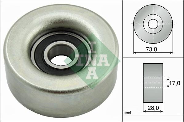 INA 532 0783 10 - Galoppino/Guidacinghia, Cinghia Poly-V www.autoricambit.com