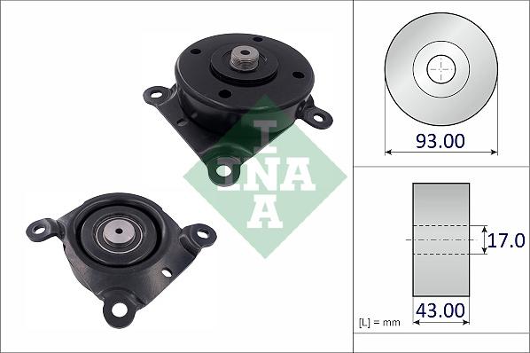 INA 532 1087 10 - Galoppino/Guidacinghia, Cinghia Poly-V www.autoricambit.com