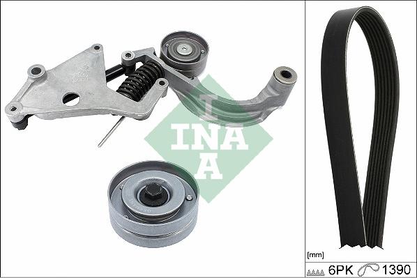 INA 529 0457 10 - Kit Cinghie Poly-V www.autoricambit.com