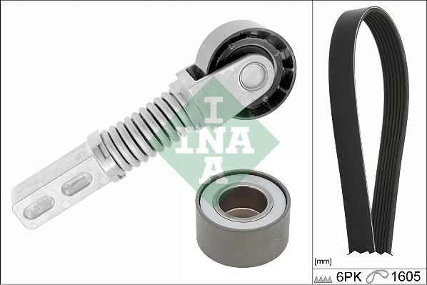 INA 529 0464 10 - Kit Cinghie Poly-V www.autoricambit.com