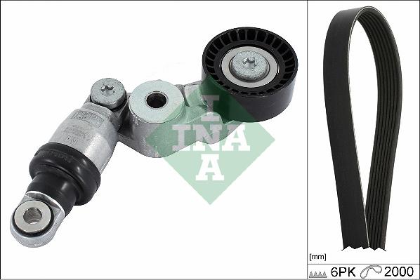 INA 529 0413 10 - Kit Cinghie Poly-V www.autoricambit.com