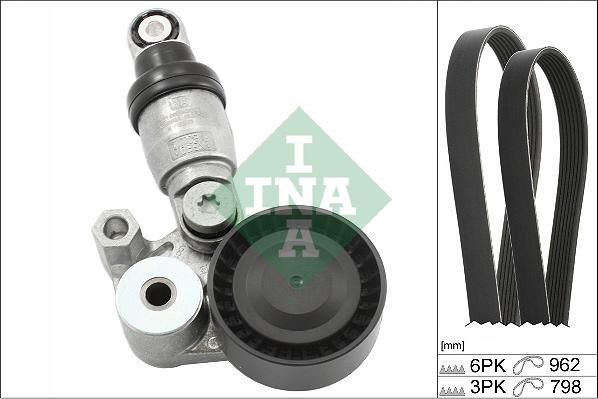 INA 529 0431 10 - Kit Cinghie Poly-V www.autoricambit.com