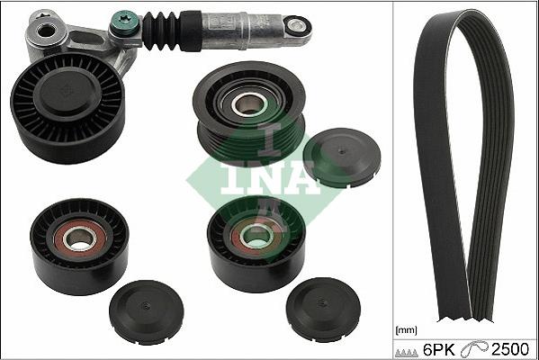 INA 529 0472 10 - Kit Cinghie Poly-V www.autoricambit.com