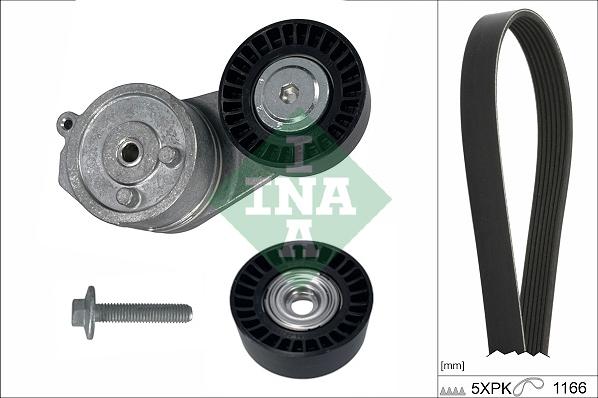 INA 529 0536 10 - Kit Cinghie Poly-V www.autoricambit.com