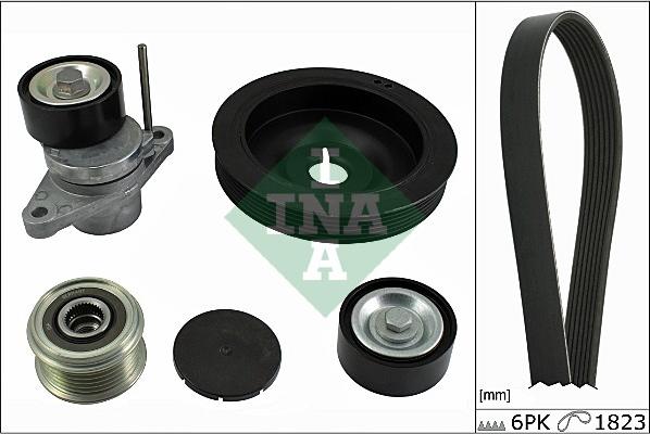 INA 529 0069 10 - Kit Cinghie Poly-V www.autoricambit.com