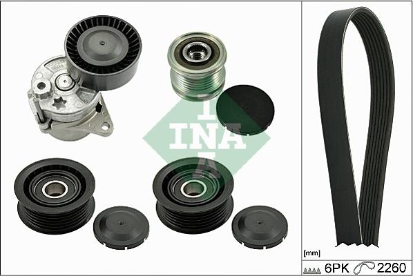 INA 529 0140 10 - Kit Cinghie Poly-V www.autoricambit.com