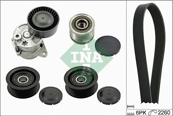 INA 529 0115 22 - Kit Cinghie Poly-V www.autoricambit.com