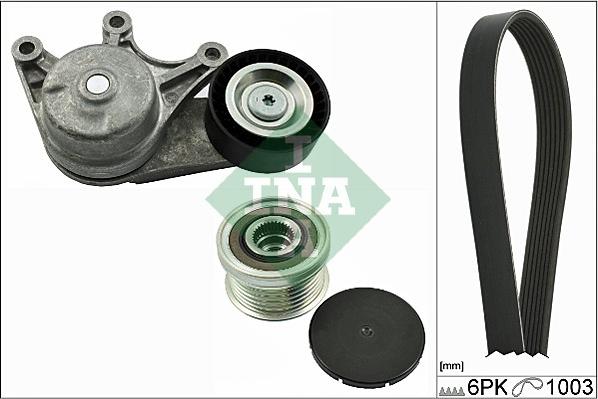 INA 529 0116 10 - Kit Cinghie Poly-V www.autoricambit.com