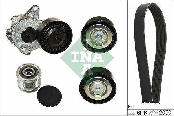 INA 529 0189 10 - Kit Cinghie Poly-V www.autoricambit.com