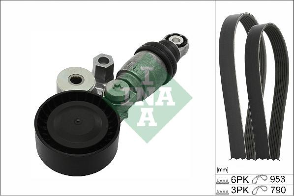 INA 529 0371 10 - Kit Cinghie Poly-V www.autoricambit.com